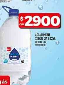 Agua Mineral Sin Gas DIA x 6.25 L