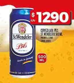 Cerveza Lata Pils St. Wendeler
