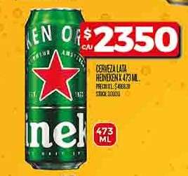 Cerveza Lata Heineken