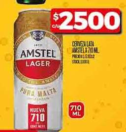 Cerveza Lata Amstel