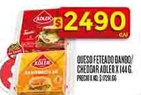 Queso Feteado Danbo/Cheddar Adler x 144 g