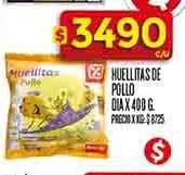Huellitas de Pollo DIA x 400 g