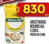 Arroz Parboil Molinos Ala x 500 g
