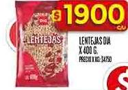 Lentejas DIA