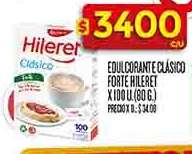 Edulcorante Clásico Forte Hileret