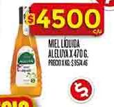 Miel Líquida Aleluya x 470 g