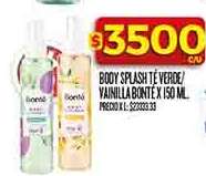 Body Splash Té Verde/Vainilla Bonte x 150 ml