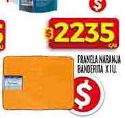 Franela Naranja Banderita X 1U