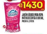 Jabón Líquido para Ropa Intenso Ecovita