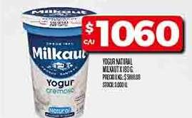 Yogur Natural Milkaut