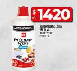 Endulzante Clásico Líquido DIA