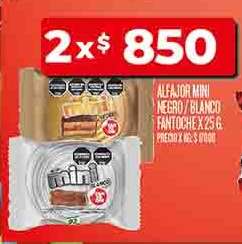 Alfajor Mini Negro/Blanco Fantoche x 25 g