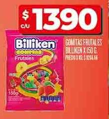 Gomitas Frutales Billiken x 150 g