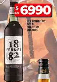 Aperitivo Fernet 1882