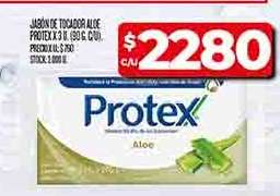 Jabón de Tocador Aloe Protex x 3