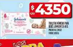 Toallitas Húmedas para Bebés Johnson's