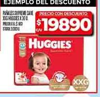 Pañales Supreme Care XXG Huggies x 30 u.