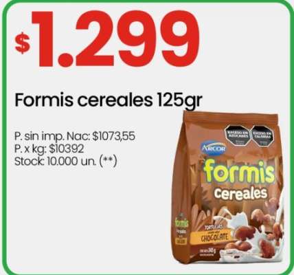 Formis cereales 125gr