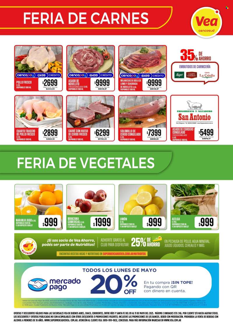 Folleto actual Vea - 09/05/25 - 11/05/25.