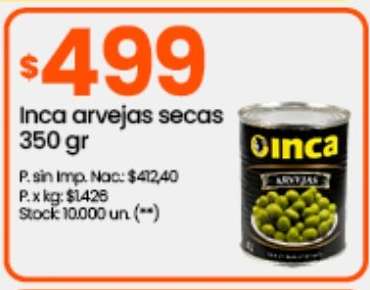 Inca arvejas secas 350 gr