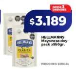 HELLMANNS Mayonesa doy pack x950gr.
