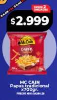 MC CAIN Papas tradicional x700gr