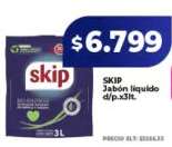 SKIP Jabón líquido d/p.x3lt.