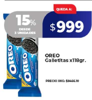 OREO Galletitas x118gr