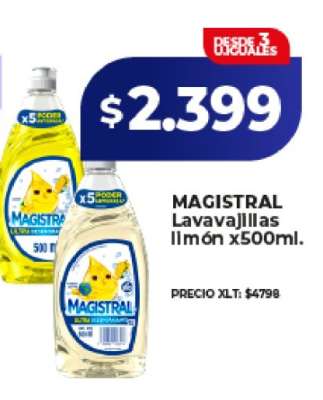 MAGISTRAL Lavavajillas limón x500ml