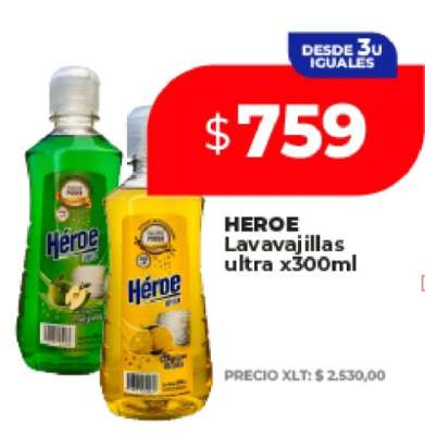 HEROE Lavavajillas ultra x300ml