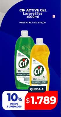 CIF Active Gel Lavavajillas x500ml
