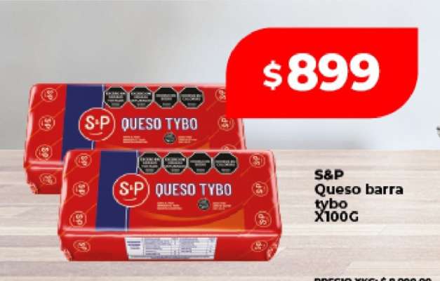 S&P Queso barra tybo X100g