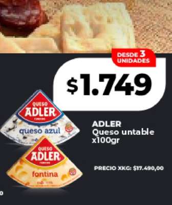 ADLER Queso untable x100gr