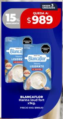 BLANCAFLOR Harina leud fort x1Kg