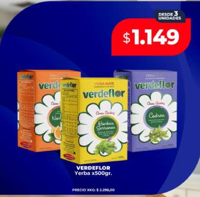 VERDEFLOR Yerba x500gr