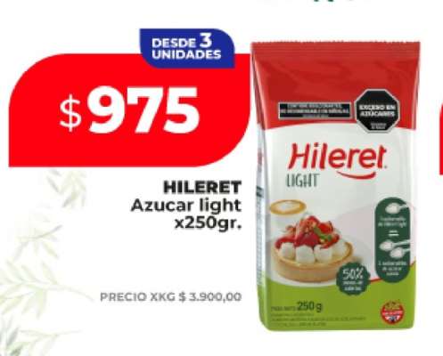 Hileret Azúcar light x250gr