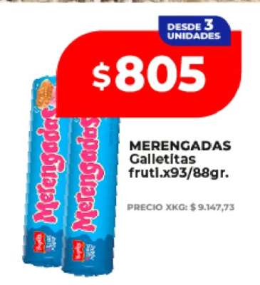 MERENGADAS Galletitas frutl.x93/88gr.
