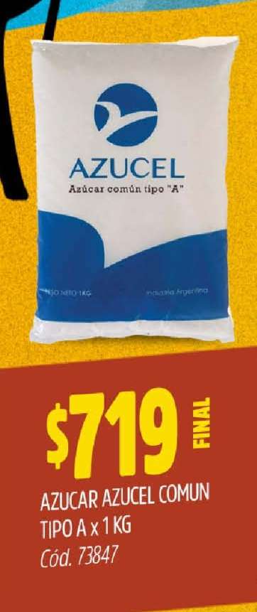 Azúcar Azucel Común Tipo A x 1 KG