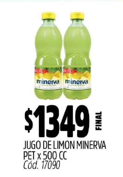 jugo de limón minerva