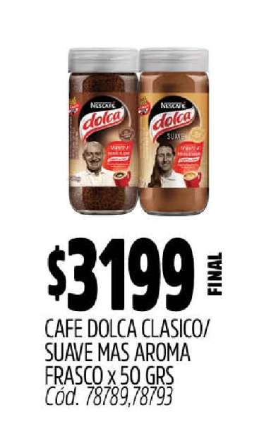 Cafe Dolca Clasico/Suave Mas Aroma