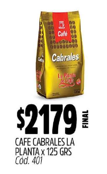 Cafe Cabrales La Planta x 125 GRS