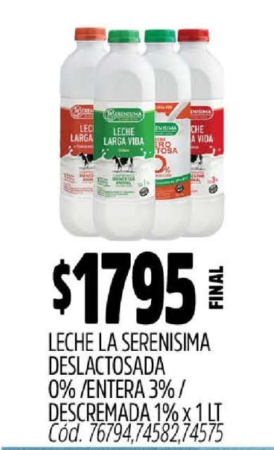 LECHE LA SERENÍSIMA