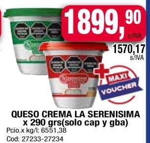 Queso Crema LA SERENISIMA