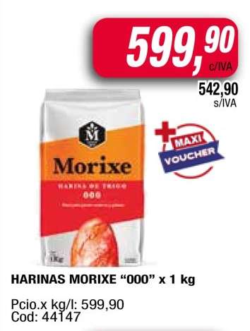 HARINAS MORIXE “000” x 1 kg