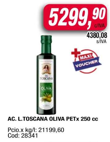 AC. L.TOSCANA OLIVA PETx 250 cc