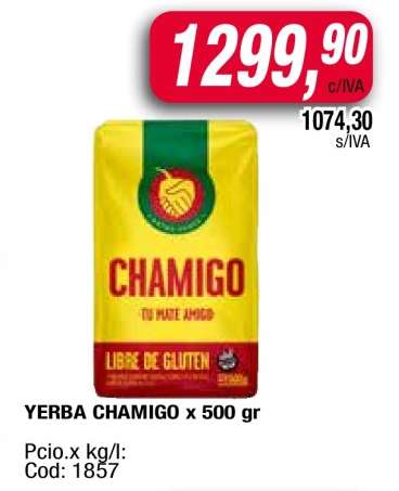 YERBA CHAMIGO x 500 gr