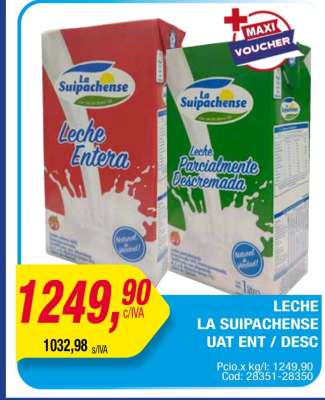 Leche La Suipachense UAT ENT / DESC