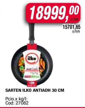 SARTEN ILKO ANTIADH 30 CM
