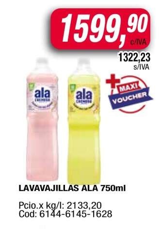 LAVAVAJILLAS ALA 750ml