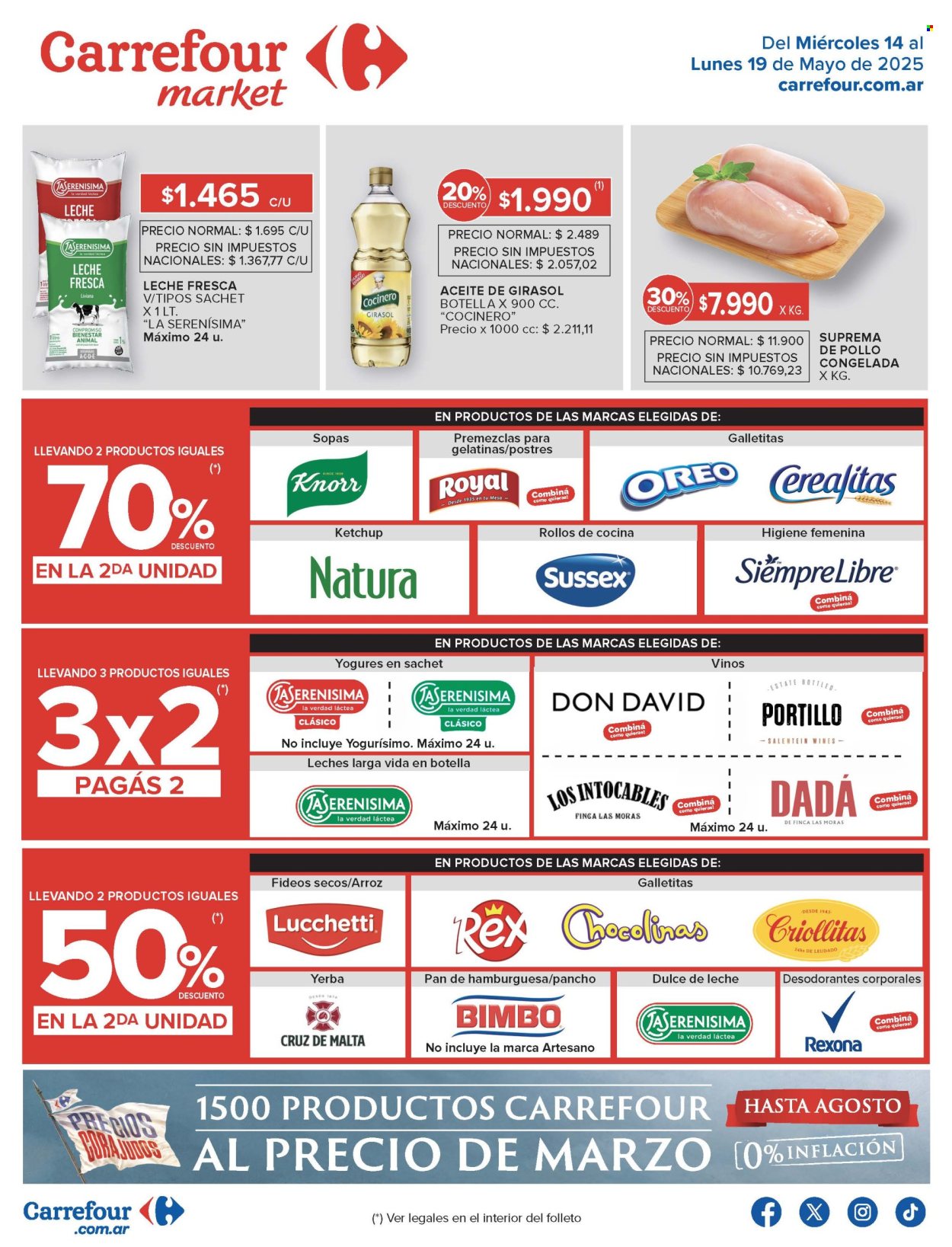 Catálogo Carrefour Market - 14/05/25 - 19/05/25. Página 1